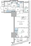 パークアクシス五反田スカイタワーの間取り画像