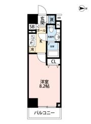 AXAS東京イーストガーデンの間取り画像