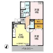 ミルホイール Ⅴの間取り画像