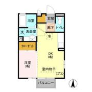 アビターレ狸塚の間取り画像