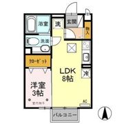 エスポワール A/Bの間取り画像