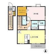 リビングタウン下石倉 Dの間取り画像