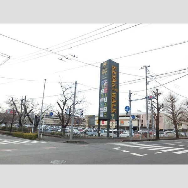 近くにけやきウォーク前橋(704m)あり