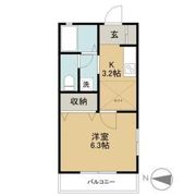 カーサ三俣の間取り画像