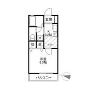 カーサ三俣の間取り画像