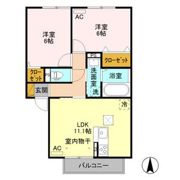 セゾン ド ルミエールの間取り画像