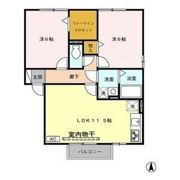 メゾンベール Aの間取り画像