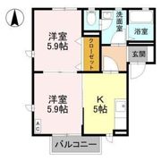 クレシェンテ Fの間取り画像
