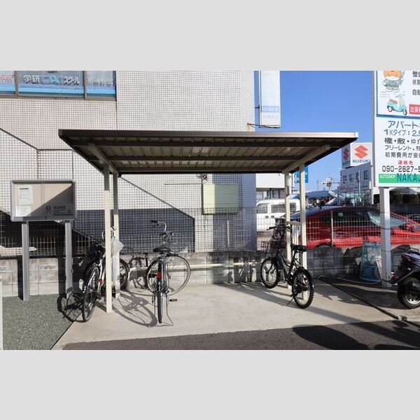 近くに駐輪場あり