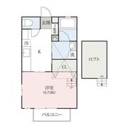 メイプルハイツK棟の間取り画像