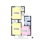 三和ハイツBの間取り画像