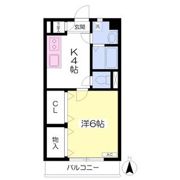 マンションユザワの間取り画像