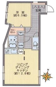 ALERO HAKUSANの間取り画像