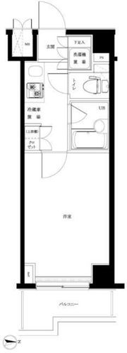 ルーブル荏原中延の間取り画像