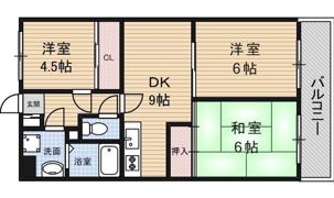 パラディアンフレールの間取り画像