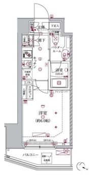クレイシア大井町の間取り画像