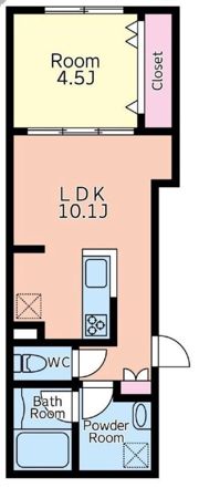 エムズレーベル西日暮里の間取り画像