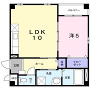 ユーヴェSⅡの間取り画像