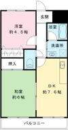 グレース津久野Ⅱの間取り画像