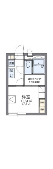 レオパレスシャンブル壱番館の間取り画像