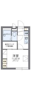 レオパレスコンフォート成城の間取り画像