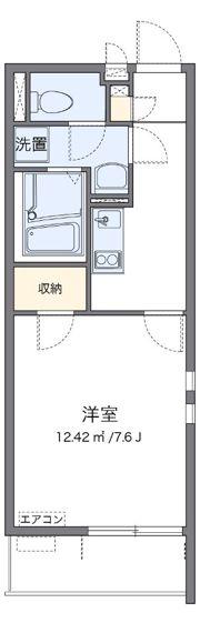 クレイノMOONⅡの間取り画像