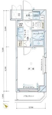 ルーブル小石川弐番館の間取り画像