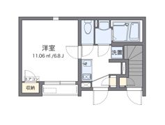 クレイノ桃井の間取り画像