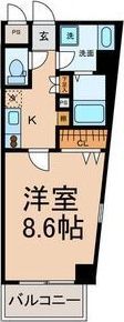 スカイコート葵の間取り画像