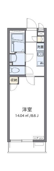 クレイノエスペランサ中原の間取り画像