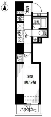 プレール・ドゥーク錦糸町Ⅲの間取り画像