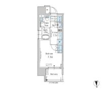 パークアクシス新御徒町Eastの間取り画像