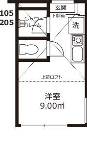フォース新小岩の間取り画像