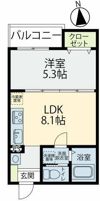 MELDIA新宿の間取り画像