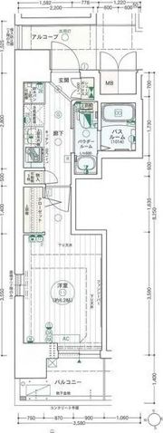 エステムコート名古屋泉プラチナムゲートの間取り画像