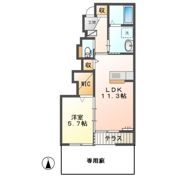 グレースAの間取り画像