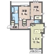 アロッジオ mHの間取り画像