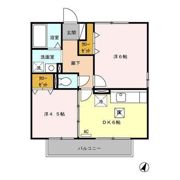 アレーゼ有福の間取り画像