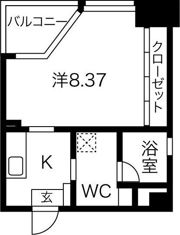 GRANDUKE代官町の間取り画像