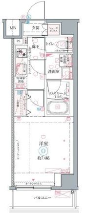 クレヴィスタ高砂Ⅱの間取り画像