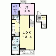 ペディオⅢの間取り画像