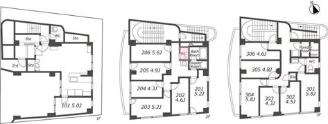 SB030 クロス三軒茶屋9の間取り画像