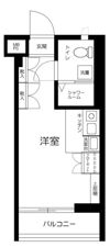 サポーレ阿佐谷の間取り画像