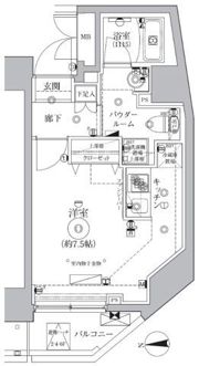レアライズ浅草Ⅳの間取り画像