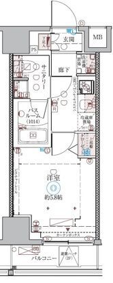 クレヴィスタ品川西大井Ⅱの間取り画像