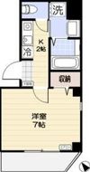 ソレイユ蔵前の間取り画像