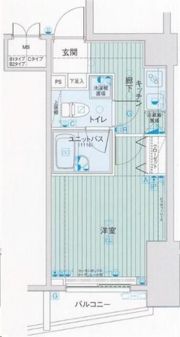 メインステージ東日本橋Ⅱの間取り画像