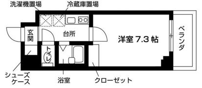 アヴァンセクール町屋の間取り画像