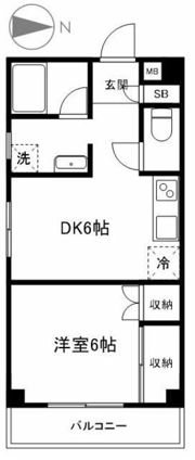 ミラコスタ中野の間取り画像