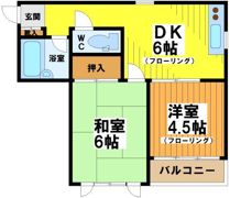 ラ・フォンテーヌ泉の間取り画像